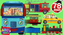 Thumbnail for Wheels on the Bus and Vehicles | +More Nursery Rhymes & Kids Songs - CoCoMelon