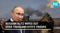 Thumbnail for Russia onslaught brings Kyiv to its knees; Ukraine losses over 1200 troops in just one day | Watch