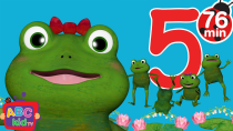 Thumbnail for Five Little Froggies Jumping on the Bed + More Nursery Rhymes & Kids Songs - CoComelon
