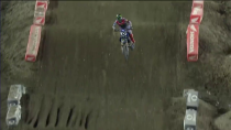 Thumbnail for Justin Cooper eats shit during the 450 heat race in Foxborough