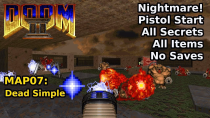 Thumbnail for Doom II - MAP07: Dead Simple (Nightmare! 100% Secrets + Items) | decino