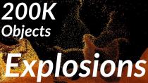 Thumbnail for 200K Objects simulation, Testing Explosions | Pezzza's Work