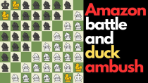 Thumbnail for Amazon battle and duck ambush | Fairy Chess duck | The Fairy Chess 