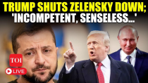 Thumbnail for Trump Scolds 'Incompetent' Zelensky As Kyiv Complains Over First U.S.-Russia Talks Sans Ukraine | Times Of India