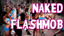 Thumbnail for Naked flashmob against Nike and Adidas, Amsterdam | The Godmothers