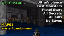 Thumbnail for Arrival - MAP01: Waste Abandonment (Fast Ultra-Violence 100%) | decino
