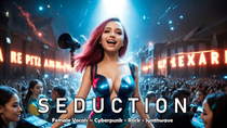 Thumbnail for (1HOUR) Hot Female Vocals EDM Music Mix with 🔥🎶 Exciting Scenes at the Cyberpunk EDM Fest | Emerald Apple
