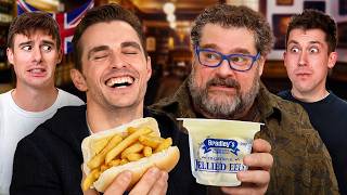 Thumbnail for Trying the Weirdest British Food! ft. Dave Franco & Bobby Moynihan | JOLLY