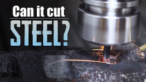 Thumbnail for Can we cut steel on a desktop gantry router? | Breaking Taps