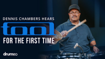 Thumbnail for Dennis Chambers Hears TOOL For The First Time | Drumeo