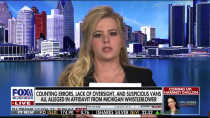 Thumbnail for BREAKING: Dominion Voting Systems whistleblower Melissa Carone on Lou Dobbs briefly discussing election fraud in Detroit at TCF Center in Wayne County (Witnesses of the election fraud are coming out of the woodworks. 