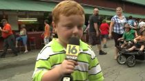 Thumbnail for "Apparently" This Kid is Awesome, Steals the Show During Interview | WNEP