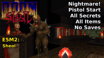 Thumbnail for SIGIL - E5M2: Sheol (Nightmare! 100% Secrets + Items) | decino