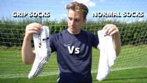 Thumbnail for GRIP SOCKS vs NORMAL SOCKS | Do Grip Socks Actually Improve Performance?! | Future Goalkeeping