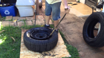 Thumbnail for How to change your own tires by hand | Jim1457a