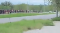 Thumbnail for Thousands of invaders making their way to cross into Eagle Pass, Texas.