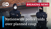 Thumbnail for 3000 police officers deployed in raids over plot to overthrow German government | DW News | DW News