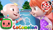 Thumbnail for The Clean Up Trash Song + More Nursery Rhymes & Kids Songs - CoComelon