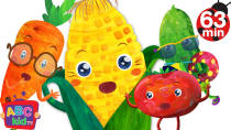 Thumbnail for Vegetable Song (2D) + More Nursery Rhymes & Kids Songs - CoComelon