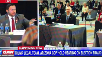Thumbnail for Election2020 > Arizona Hearing: "Are you willing to say under oath, that you've seen the connection to the internet, that you've seen it go offshore to Frankfurt, Germany?"  