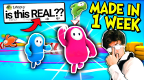 Thumbnail for I Made Fall Guys in 1 Week... and Tricked Them to Think it's Real! | Dani
