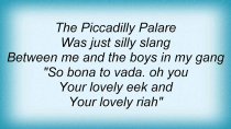 Thumbnail for Morrissey - Piccadilly Palare Lyrics | Lorilee Hilden