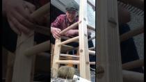 Thumbnail for Finishing A Súgán Chair. #woodworking #shortvideo #satisfying #handtools #ireland #tradition | Eoin Reardon