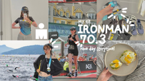 Thumbnail for my 1st IRONMAN 70.3!! 🥈🌳 story time :) | toomuchzozo