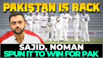 Thumbnail for Sajid, Noman & Kamran HAS SPUN BACK PAKISTAN TO A WIN IN TEST AT HOME | Pakistan vs England 2nd Test | Sawera Pasha