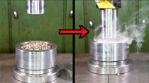 Thumbnail for Turning Small Rocks Into Large Rock with Hydraulic Press | Hydraulic Press Channel