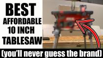 Thumbnail for Best AFFORDABLE Compact 10'' TABLE SAW (You Will Never Guess The Brand) | VCG Construction