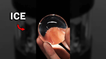 Thumbnail for Making a ball of perfectly clear ice | NileRed Shorts