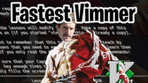 Thumbnail for VimTutor World Record Speed Run 100% No Glitch | ThePrimeagen