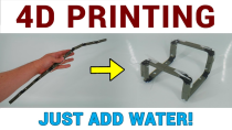 Thumbnail for 4D Printing at home - Self assembling magic | Teaching Tech