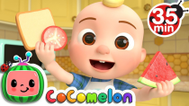 Thumbnail for Shapes In My Lunch Box Song + More Nursery Rhymes & Kids Songs - CoComelon