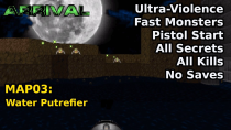 Thumbnail for Arrival - MAP03: Water Putrefier (Fast Ultra-Violence 100%) | decino