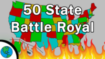 Thumbnail for 50 States Battle Royal! Fair Chance For Any State | Stimulated