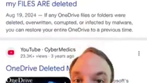 Thumbnail for MS onedrive is erasing peoples' computers and uploading to the cloud