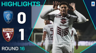 Thumbnail for EMPOLI-TORINO 0-1 | HIGHLIGHTS | Adams wonder-goal wins it for Torino! | Serie A 2024/25 | Serie A