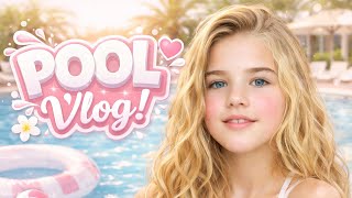 Thumbnail for Pool vlog (come to the pool with me!) | Azalea Diaries 