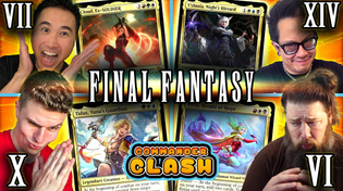 Thumbnail for Final Fantasy VI vs VII vs X vs XIV | Commander Clash S18 E16 | MTGGoldfish Commander