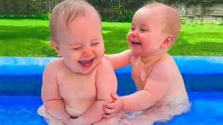 Thumbnail for ðŸ”´ [LIVE] Funniest TWIN BABIES Playing with Water Compilation of 2024 || Cool Peachy