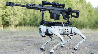 Thumbnail for I put a gun on a robot dog | I did a thing