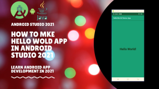 Thumbnail for How To Make Hello World App in Android Studio 2021| Beginners Guide|#1 | Android King