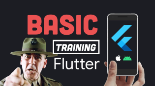 Thumbnail for Flutter Basic Training - 12 Minute Bootcamp | Fireship