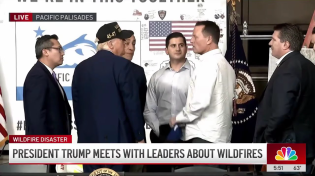 Thumbnail for Live: President Trump visits LA wildfire areas | NBCLA