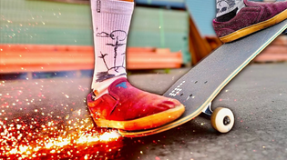 Thumbnail for SKATEBOARD THAT SPARKS! | Braille Skateboarding