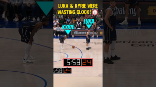 Thumbnail for Kyrie & Luka WASTED 20 Seconds while up 10 in the 4th!😭 | House of Highlights