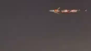 Thumbnail for Another Boeing incident - plane catches fire mid air