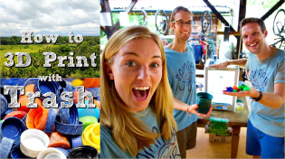 Thumbnail for How to 3D Print with Recycled Trash! | Maddie Moate | Maddie Moate